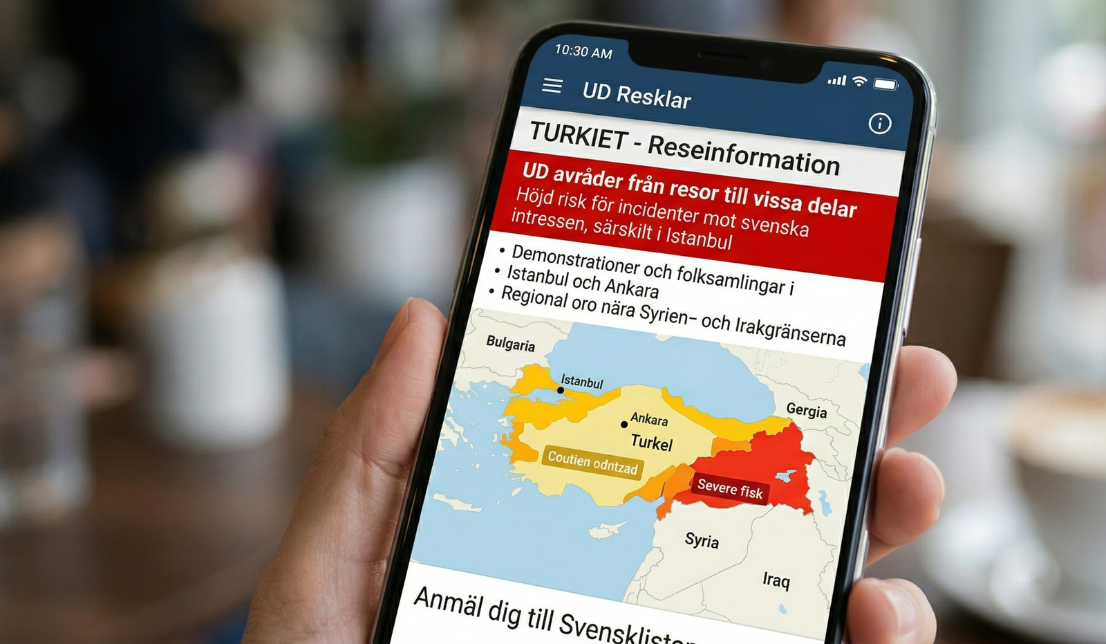 Telefonda UD Resklar uygulamasi acik